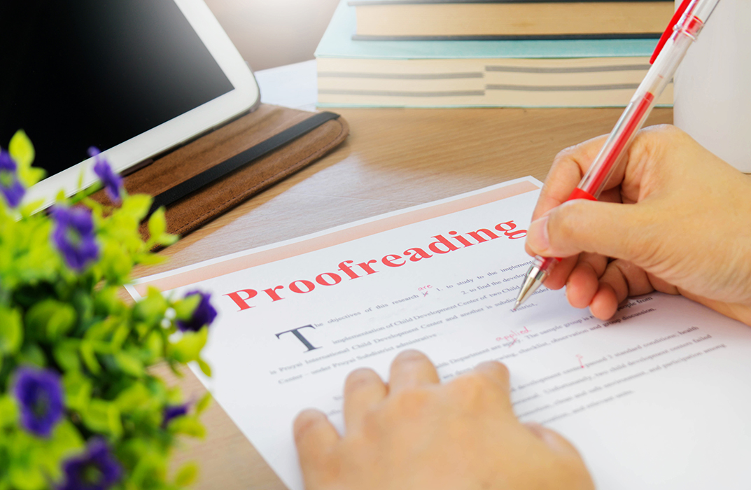 Proofreading : Proofreading